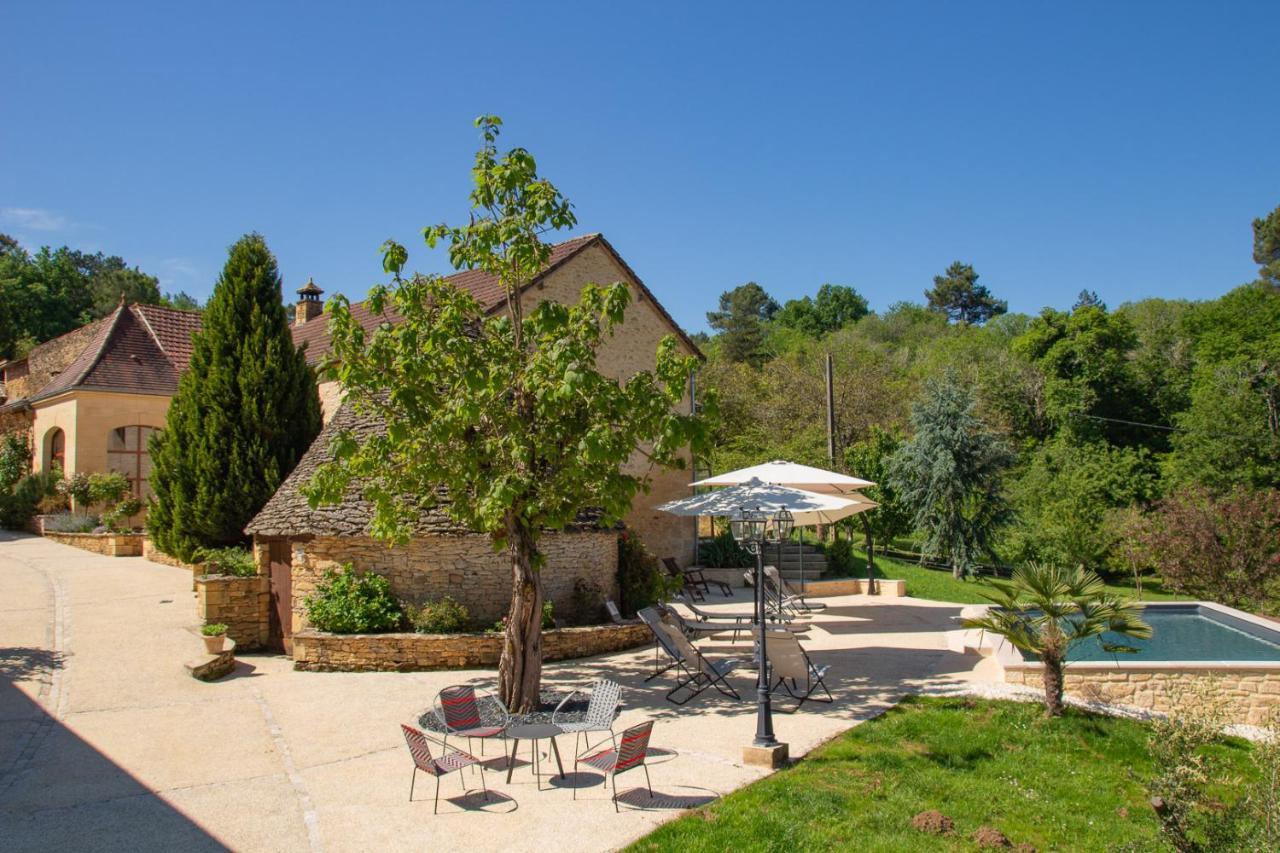 Aux Bories De Marquay, Chambres D'Hotes B&B Avec Piscine Et Spa Pres De Sarlat Exterior foto