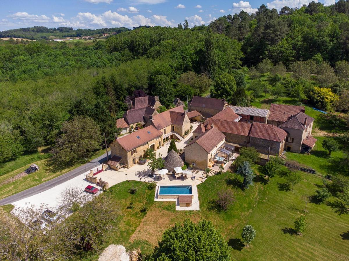 Aux Bories De Marquay, Chambres D'Hotes B&B Avec Piscine Et Spa Pres De Sarlat Exterior foto